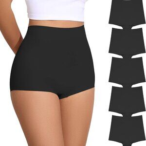 No Show Boy Shorts Underwear for Women Seamless Panties Boxer Briefs Pack